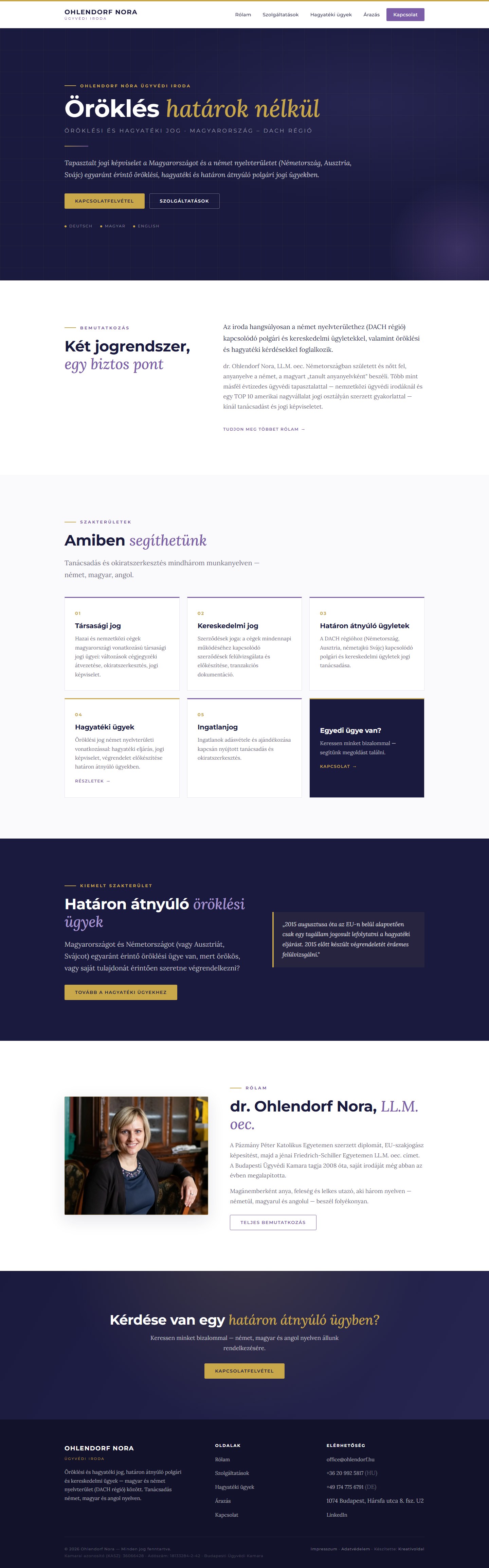 Ohlendorf Nóra Ügyvédi Iroda